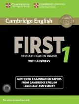 Cambridge English First 1 - Student's Book With Answers And Audio CD (Pack Of 2) - Cambridge University Press - ELT