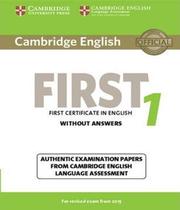 Cambridge english first 1 students book without answers
