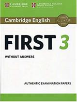 Cambridge English First 3 Sb Without Answers - CAMBRIDGE UNIVERSITY Cambridge English First 3 Sb Without Answers - CAMBRIDGE UNIVERSITY