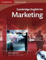 Cambridge English For Marketing - Student's Book With Audio CD - Cambridge University Press - ELT
