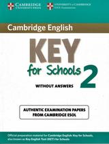 Cambridge english key for schools 2 sb