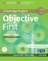 Cambridge English Objective First Sb Without Answers With Cd-Rom - 4Th Ed
