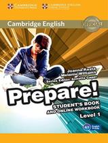 Cambridge english prepare! 1 sb with online wb - 1st ed - CAMBRIDGE UNIVERSITY