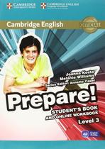Cambridge english prepare! 3 sb with online wb - 1st ed - CAMBRIDGE UNIVERSITY
