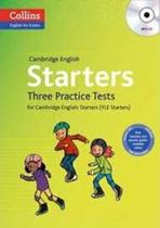 Cambridge English Starters - Three Practice Tests For Cambridge English Starters - Book With MP3 CD - Collins