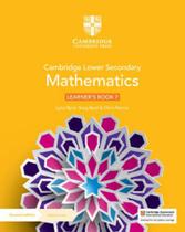 Cambridge Lower Secondary Mathematics 7 - Learner S Book With Digital Access - 2Nd Ed.