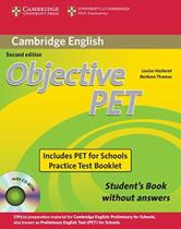 Cambridge objective pet sb without answers and cd-