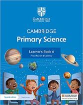 Cambridge primary science learners book 6 with digital access (1 year) 2ed
