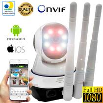 Camera 3 Antenas Robo Ip Wifi Yoosee 1080p Visão Noturna Colorida Ptz Auto tracking