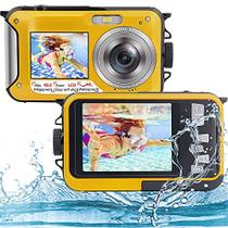 Câmera 48MP Full HD à prova D'Água com dual screen, autodisparador e zoom 16X