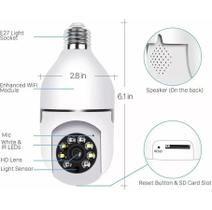 Câmera 8k 5G wifi camera de monitoramentode 360 graus com Rastreamento Humano resistente a respingo de agua com visão noturna infravermelho