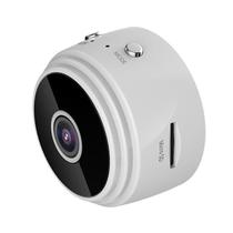 Câmera A9 Mini HD com Sensor de Presença Wi-Fi 110V e Suporte para Encaixe COR:branco
