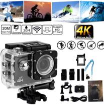 Camera Action Cam Sport Ultra 4k Full Hd Prova Dagua