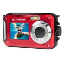 Câmera agfaphoto realishot wp8000 waterproof vermelha