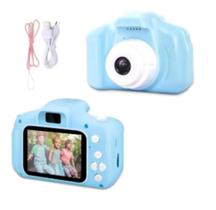 Câmera Azul Digital Infantil Vídeos Fotos Jogos HD e Full HD