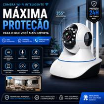 Câmera Babá 3 Antenas HD 1080p Visão Noturna Armazenamento Nuvem SD Áudio Bidirecional Câmera Babá 3 Antenas HD 1080p Visão Noturna Armazenamento Nuvem SD Áudio Bidirecional