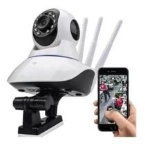 Camera Baba Eletronica Bebe E Pet 3 Antenas Ip Wifi 360º Camera Baba Eletronica Bebe E Pet 3 Antenas Ip Wifi 360º