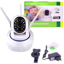 camera Babá Eletrônica Câmera Wi-fi Visão Noturna C/microfone S/fio