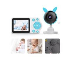Câmera Babá eletrônica inteligente Monitor de bebê com sensor de movimento visão noturna Monitoramento Crianças Infantil Kids sem fio portátil