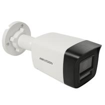 Câmera Bullet Hikvision DS-2CE16D0T-LPTS 2MP com Áudio Bidirecional e Visão Noturna Smart-Hybrid, Lente 2.8 mm