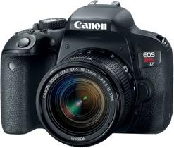 Câmera Canon DSLR EOS Rebel T7i kit Lente 18-55mm