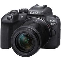Câmera canon eos r10 com lente 18-150mm mirrorless