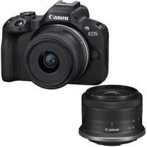 Câmera Canon EOS R50 com RF-S 18-45mm IS STM + RF-S 10-18mm IS STM