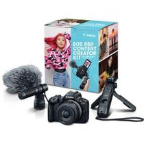 Câmera canon eos r50 mirrorless 18-45mm content creator kit br