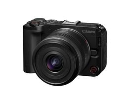 Câmera Canon EOS R50 V com RF-S14-30mm F4-6.3 é lente STM
