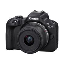 Câmera Canon Mirrorless Eos R50 24.2mp, Aps-c Com Lente 18-45mm - Optisom Câmera Canon Mirrorless Eos R50 24.2mp, Aps-c Com Lente 18-45mm - Optisom