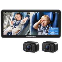 Câmera Car Baby Itomoro Dual-Channel HD 1080P - Tela de 6,8 Polegadas