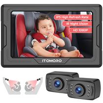 Câmera Car Baby Itomoro HD 1080P Dual Channel com Visão Noturna