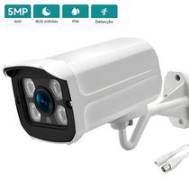 Câmera CCTV 5MP 1080P AHD À Prova D'água Ao Ar Livre Com Visão Noturna De 4 Matrizes LED