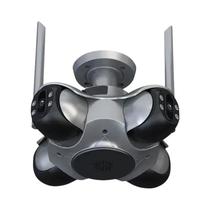 Câmera CCTV Sem Fio WiFi De 20MP Com 4 Telas 10K Com Rastreamento Automático PTZ Câmera De