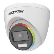 Camera Colorida Dome IR40m 2,8mm ColorVU DS-2CE72DF8T-F HikVision