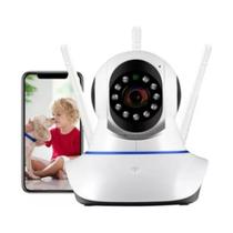 Câmera com Microfone WIFI Bebê e Pets Visão Noturna