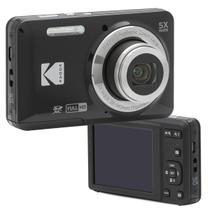 Câmera Compacta Kodak Pixpro X55 16mp Full Hd 5x Zoom - Preto