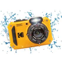 Câmera Compacta Wifi Kodak À Prova D'água Fullhd 16mp Pixpro Wpz2 Amarela