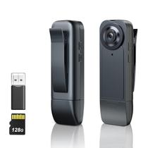 Câmera corporal Asdraw Mini 1080P HD 128GB com visão noturna Câmera corporal Asdraw Mini 1080P HD 128GB com visão noturna