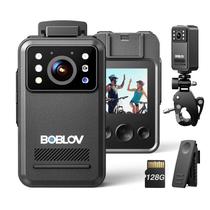 Câmera corporal BOBLOV A28 2K 9 horas de bateria com visão noturna 128GB