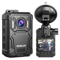 Câmera corporal BOBLOV KJ23pro 2K 64GB com visão noturna 4000mAh