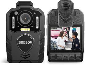 Câmera Corporal BOBLOV KJ25 1080P - 3000mAh - Gravação de 10 a 13 Horas