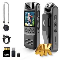 Câmera Corporal DayDateUp 4K 128GB Lente Rotativa 180 Câmera Corporal DayDateUp 4K 128GB Lente Rotativa 180