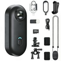 Câmera corporal JETO 4K Mini 64GB com clipe magnético à prova d'água Câmera corporal JETO 4K Mini 64GB com clipe magnético à prova d'água