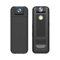 Câmera Corporal Mini UHD WiFi De 5MP 1900mAh Recarregável 180 graus Gravador Portátil Flip Para