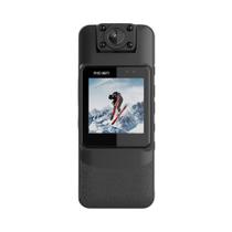 Câmera Corporal Portátil 4K HD Mini WiFi Com Visão Noturna Infravermelha Para Atividades Ao Ar Livre