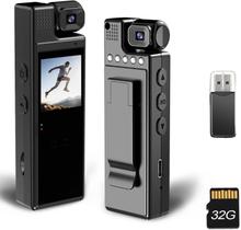 Câmera corporal Tkiplay Mini FHD 1080P 32 GB com detecção de movimento