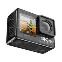 Câmera De Ação À Prova D'água 5K 4K 60FPS Com Tela Dupla 170 graus WiFi Grande Angular Anti-vibração