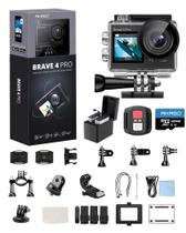 Câmera de ação AKASO Brave 4 Pro 4K30 20MP à prova d'água 131 pés
