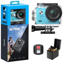 Câmera de ação AKASO EK7000 4K30FPS 20MP WiFi com EIS Blue